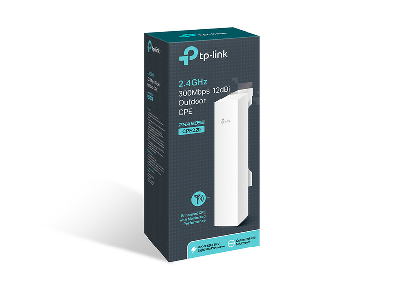 TP-Link 2.4GHz 300Mbps 12dBi Outdoor CPE | CPE220