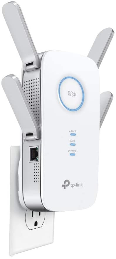 TP-Link AC2600 WiFi Extender, Up to 2600Mbps, Dual Band WiFi Range Extender, Gigabit port, Repeater, Access Point, 4x4 MU-MIMO, Easy Set-Up, Extends Internet Wifi to Smart Home Devices( RE650 )