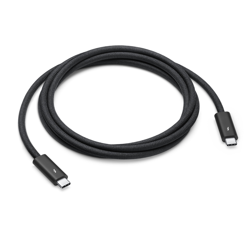 Apple Thunderbolt 4 Pro Cable MN713 — 1.8M Black Braided USB-C Cable