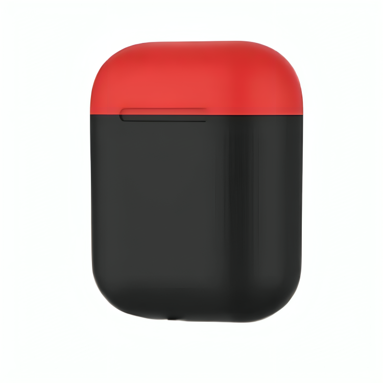 Promate Dual-Toned Multi-Design Protective Case for Airpods - Black | SiliCase