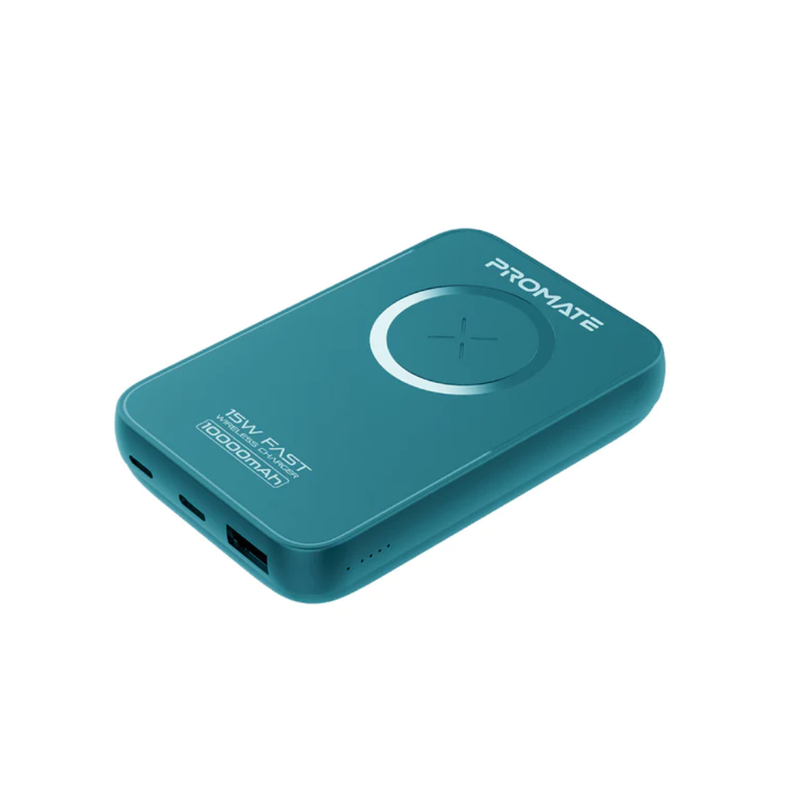 Promate 22.5W Magsafe Wireless PowerBank - Blue | PowerMag-10+