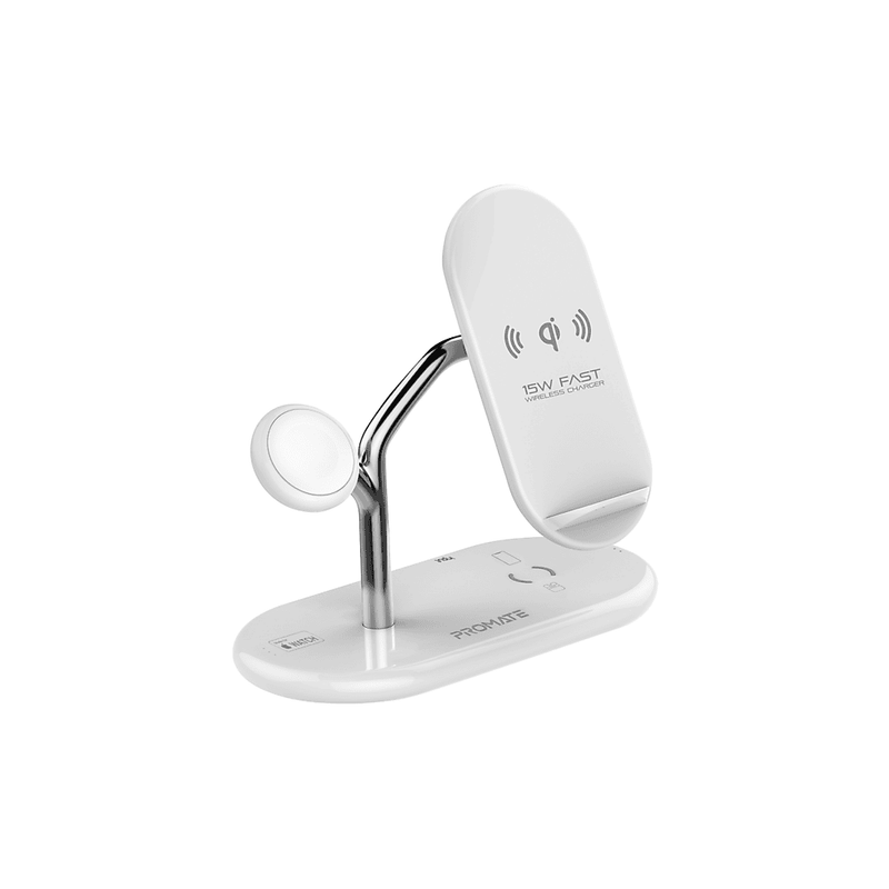Promate 4-in-1 Wireless Charger - Grey | BONSAI