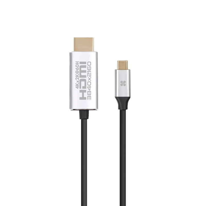 Promate USB-C to HDMI Audio Video Cable with UltraHD Support | HDLINK-60H.GREY