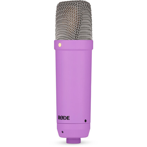 RODE NT1 Signature Series Large-Diaphragm Condenser Microphone , Purple | NT1SIGNATUREPURPLE