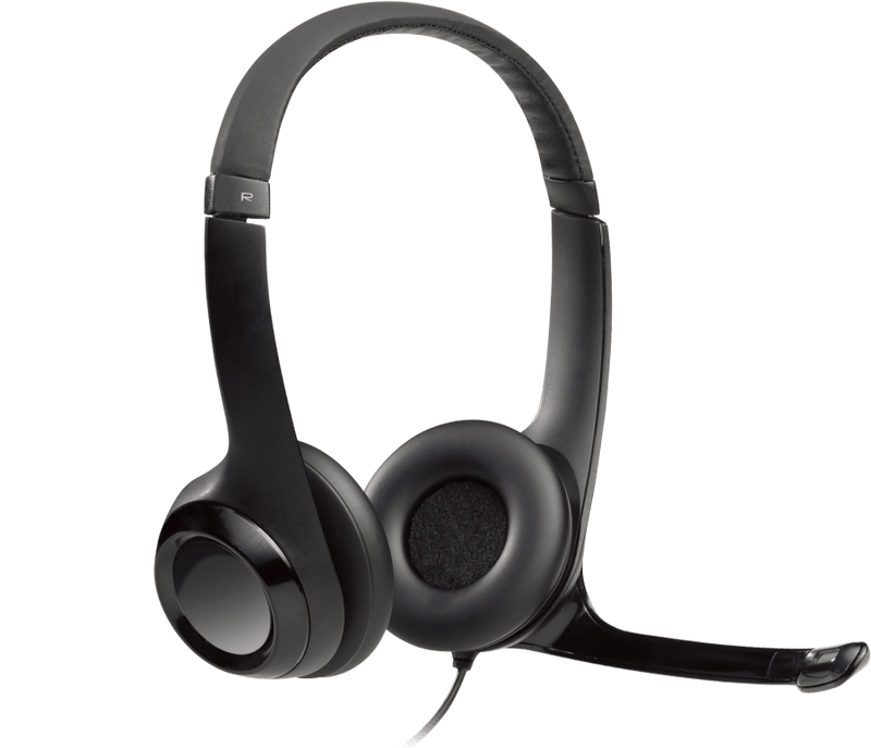Logitech H390 USB Stereo Headset with Noise-Cancelling Microphone for PC & Laptop