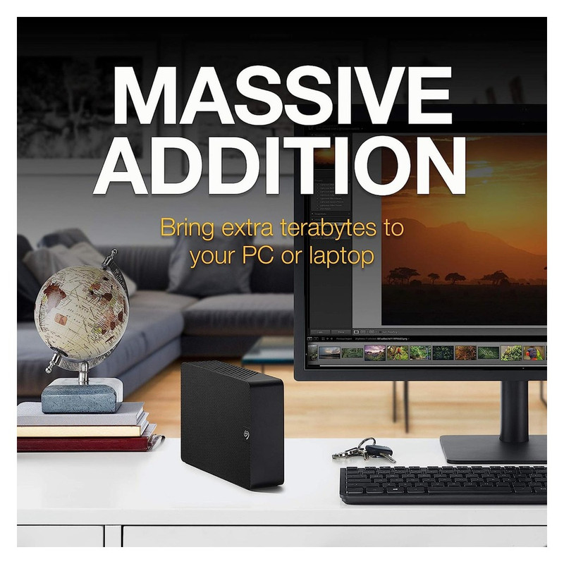 Seagate 10TB Expansion Desktop USB 3.0 External Hard Drive | STKP10000400
