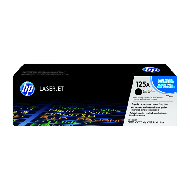 HP 125A CB540A/CE320/CF210 Black Original Toner Cartridge