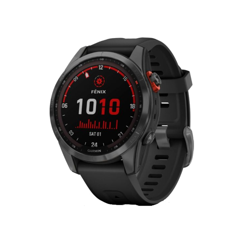 Garmin Fēnix 7S Solar - Slate Gray with Black Band - 42mm - Solar | 010-02539-13