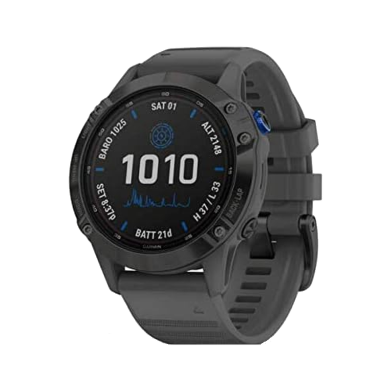 Garmin fēnix 6 - Pro Solar Edition Black with Slate Gey Band | 010-02410-11
