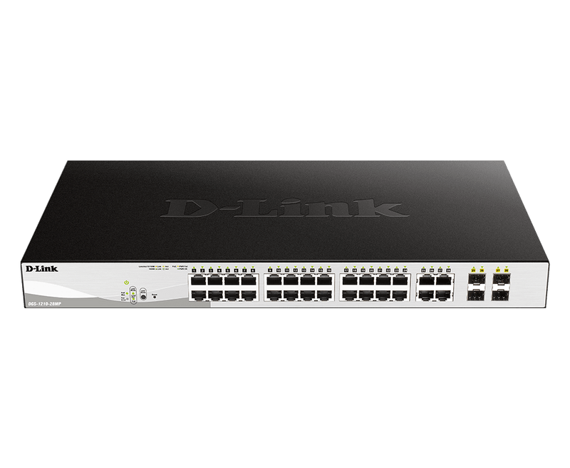 D-Link 28-Port Gigabit Smart Managed PoE Switch | DGS-1210-28P