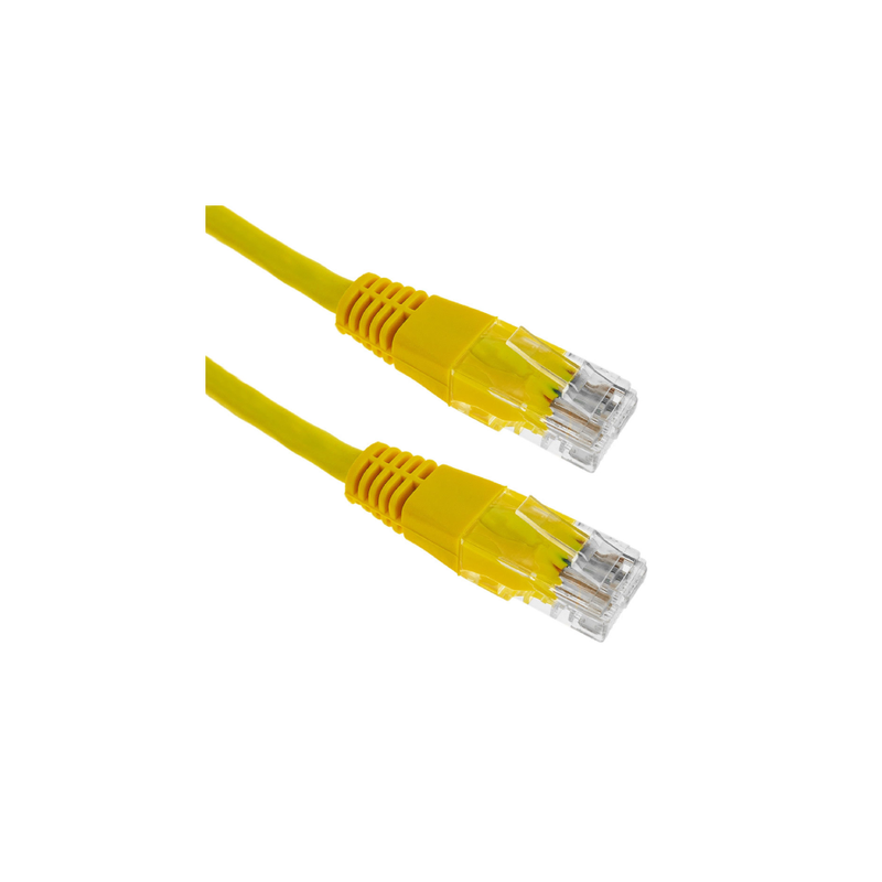 D-link Cat6 UTP 24 AWG PVC Round Patch Cord - 1m - Yellow Colour | NCB-C6UYELR1-1