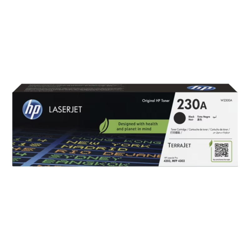 HP 230A Black Original LaserJet Toner Cartridge | W2300A