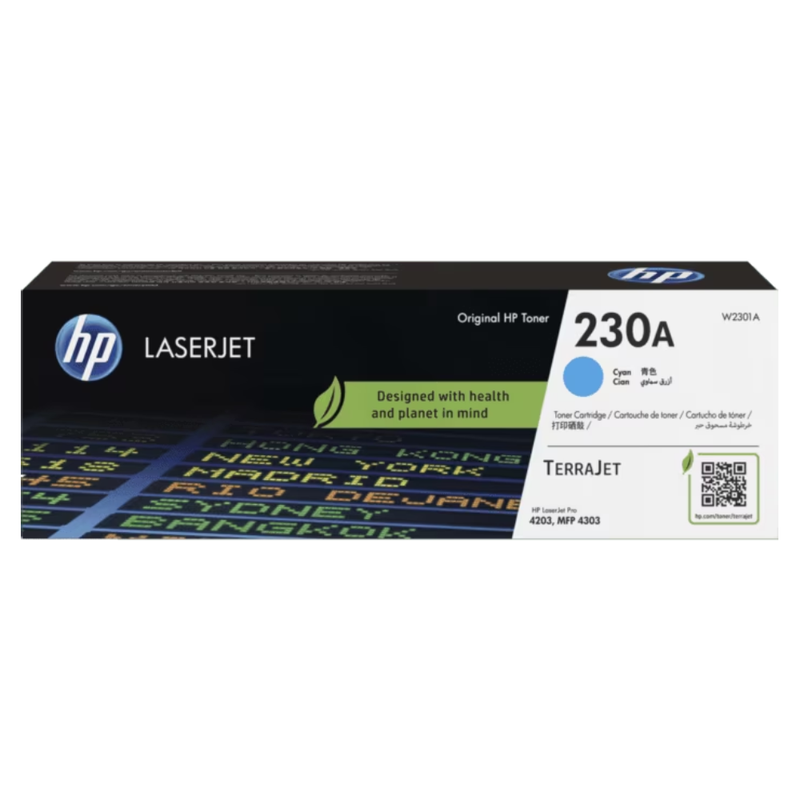 HP 230A Cyan Original LaserJet Toner Cartridge | W2301A