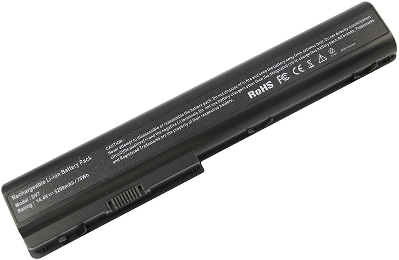 Replacement Battery Compatible with HP Laptops | 480385-001 HSTNN-IB75 for HP Pavilion DV7T DV8 DV7-3065DX DV7-3165DX DV7-1243cl DV7-1245DX DV7-3085DX 464058-121 464059-121 464059-122 HSTNN-C50C HSTN-DB85 HSTNN-DB74