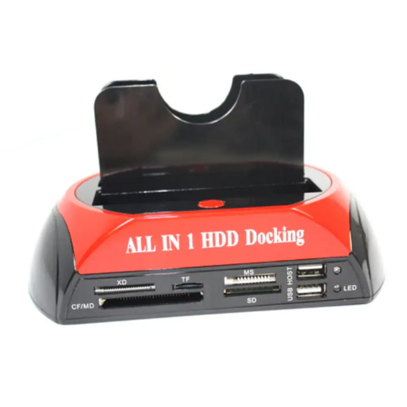 IWAYS USB3 ALL IN 1 HDD Docking SATA/IDE - 2.5"/3.5" With Reader all in One | IW-DS875
