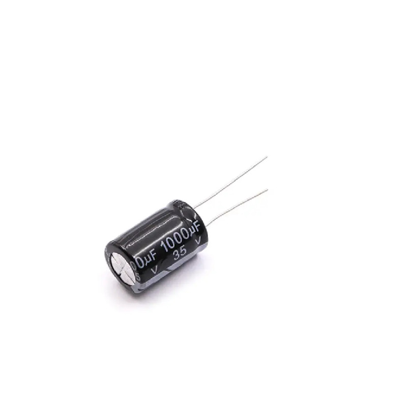 Electrolytic Capacitor 1000µF 25V — Radial Through-Hole Aluminum Electrolytic Capacitor