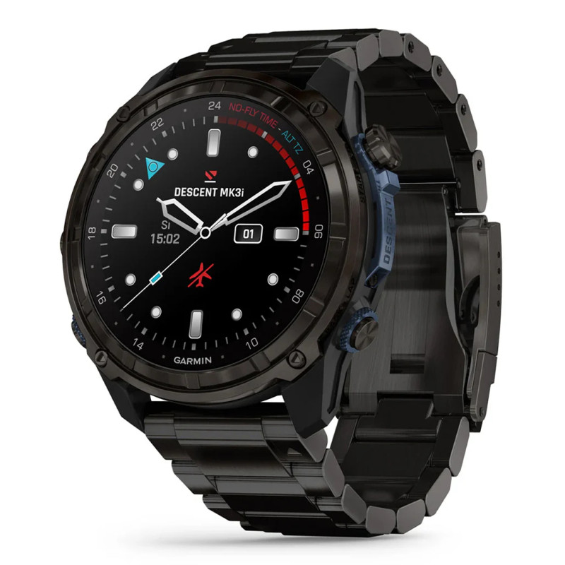 Garmin Descent Mk3i 51mm - Carbon Grey DLC Titanium With DLC Titanium Band | 010-02752-14