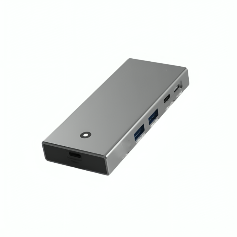 I-ways USB-C & A M.2 NVMe/SATA SSD Enclosure, UP TO 8TB, With Docking station | IW-MC403