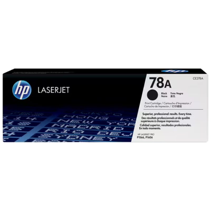 HP 78A Black Original LaserJet Toner Cartridge | CE278A