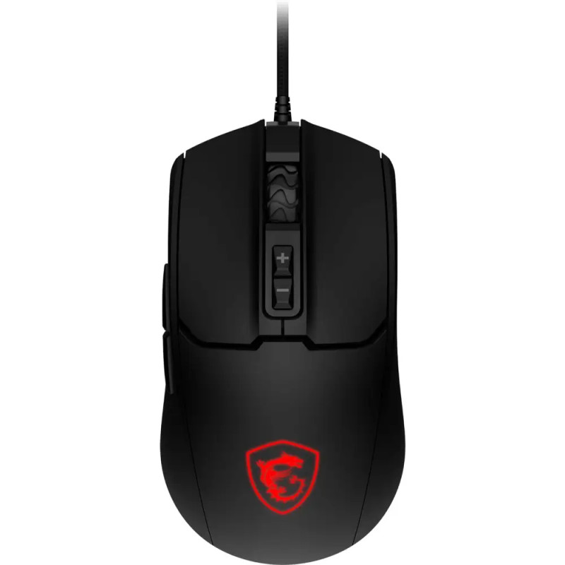 MSI FORGE GM100 Optical Gaming Mouse, Black | FORGE-GM100