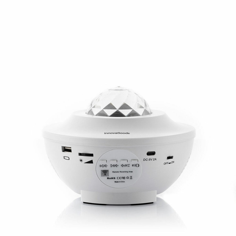 InnovaGoods Led Star Projector And Laser With Speaker Sedlay | V0103834