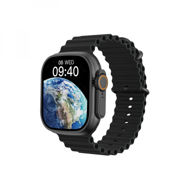 WIWU SW01 Ultra Max Bluetooth Smart Watch Black | SW01-BLK