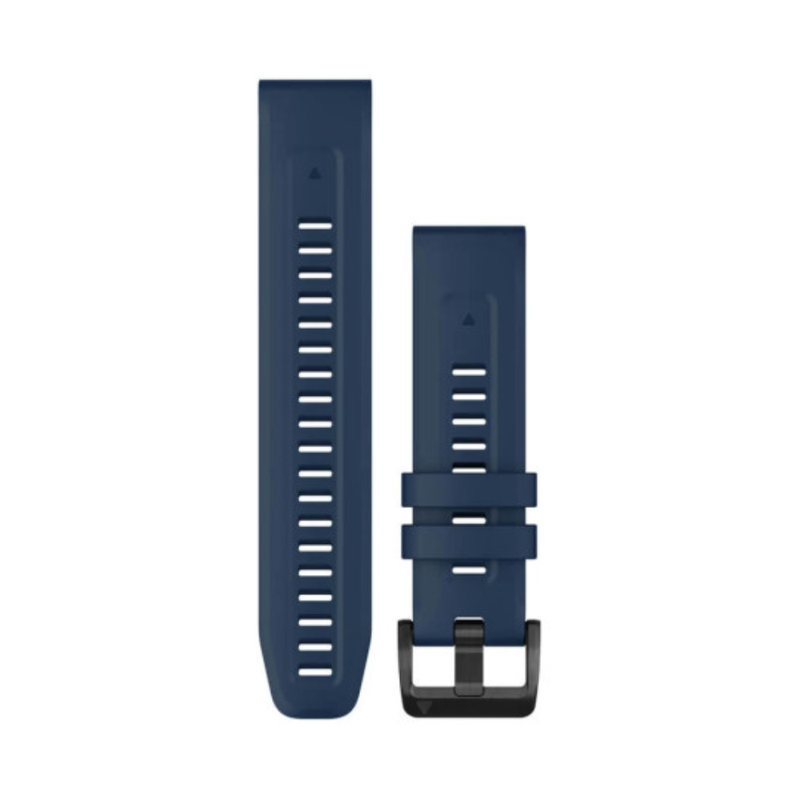 Garmin Quickfit 22 Watch Bands - Captain Blue with Black Stainless Steel Hardware | 010-13111-31