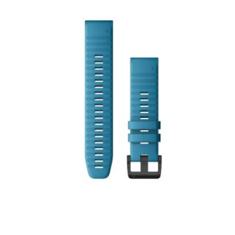 Garmin QuickFit Watch Bands for Quatix 6 - 22 mm - Cirrus Blue Silicone | 010-12863-20