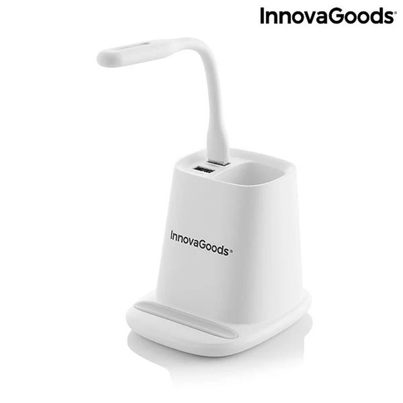 InnovaGoods Wireless Phone Charger DesKing 5 in 1 | V0103210