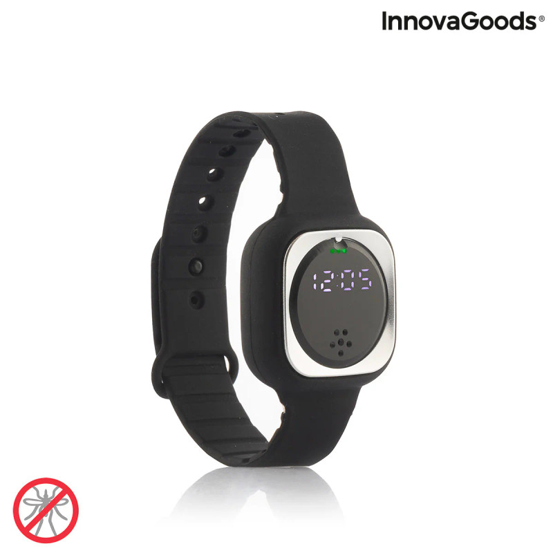 InnovaGoods Ultrasonic Mosquito-repellent Watch Wristquitto | V0103460