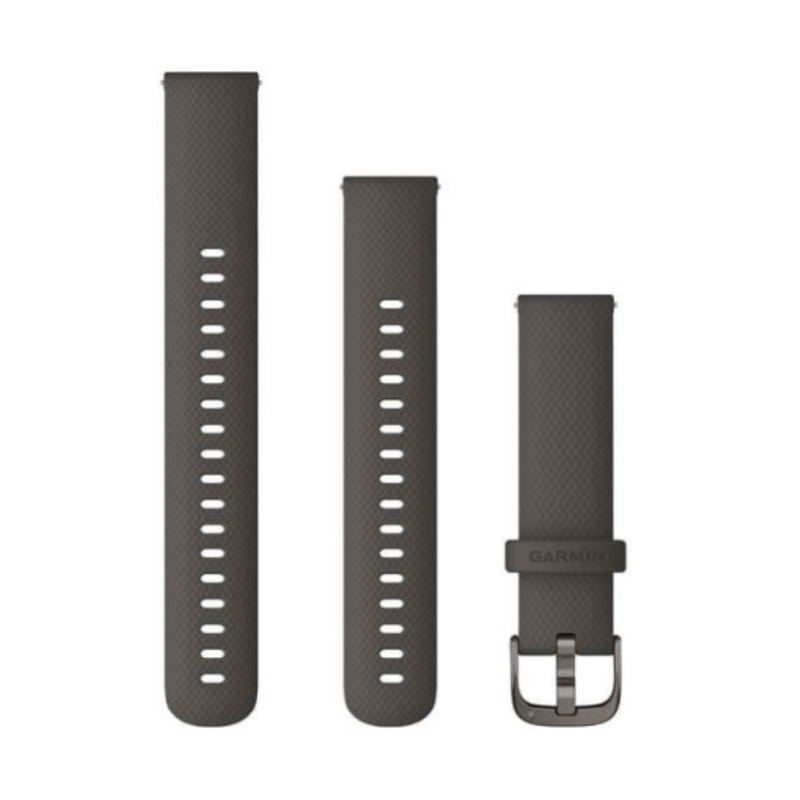 Garmin Quick Release Bands for Venu 2S, Vivomove 4S, Vivomove 3S - 18MM - Graphite with Slate | 010-12932-0E