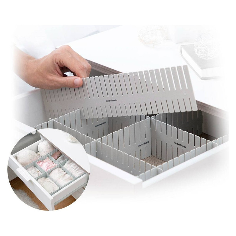 InnovaGoods Adjustable Drawer Organiser Condor 16 Units | V0103625
