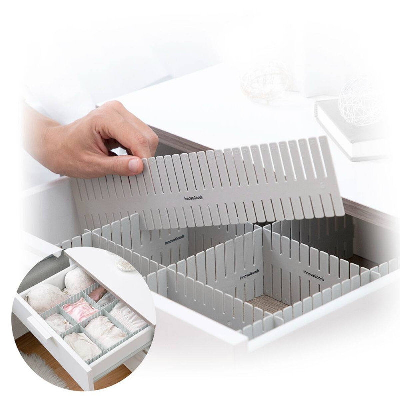 InnovaGoods Adjustable Drawer Organiser Condor 16 Units | V0103625