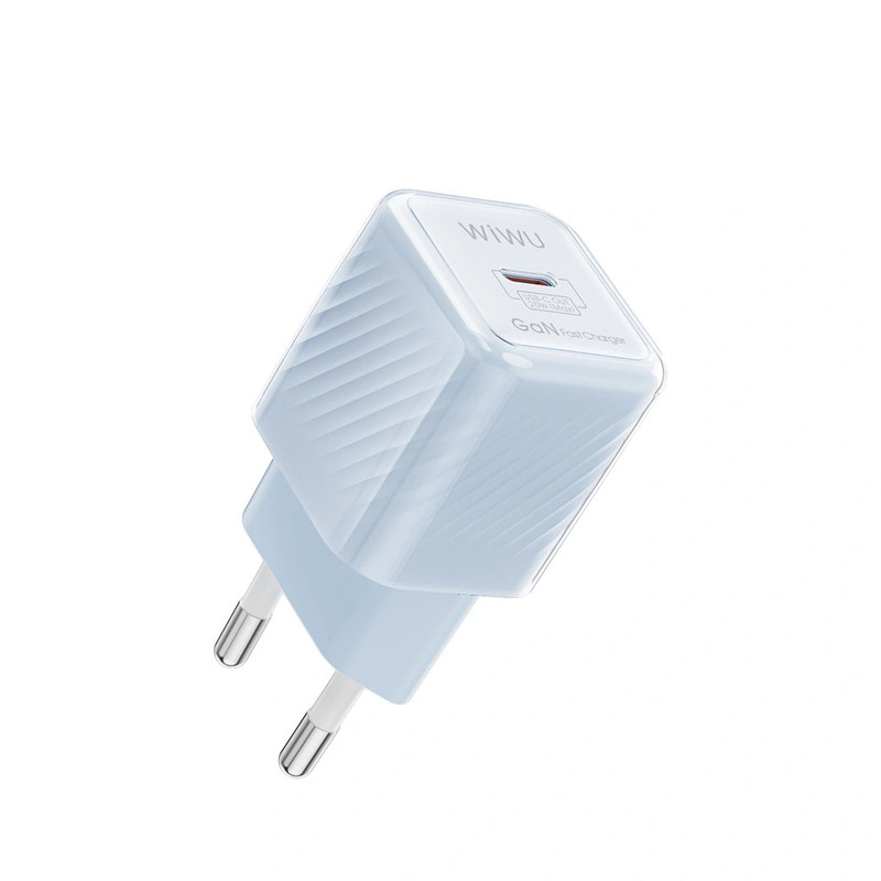 WIWU EU/ Jello 33W PD GaN Fast Charger Wi-U014 Blue | WI-U014-BL