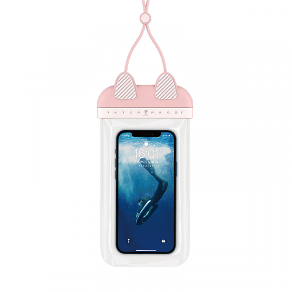 WIWU Kitty Waterproof Bag cover-Pink | KITTY-PK