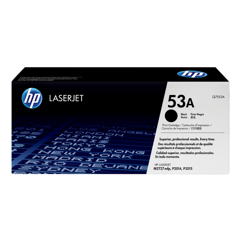 HP Q7553A 53A Original Laser Toner - Black | Q7553A