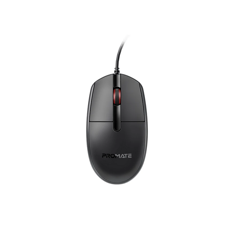 Promate Ergonomic Design Wired Optical Mouse | CM-1200