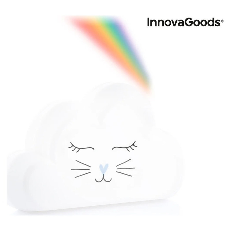 InnovaGoods Lamp With Rainbow Projector And Stickers Claibow | V0103348