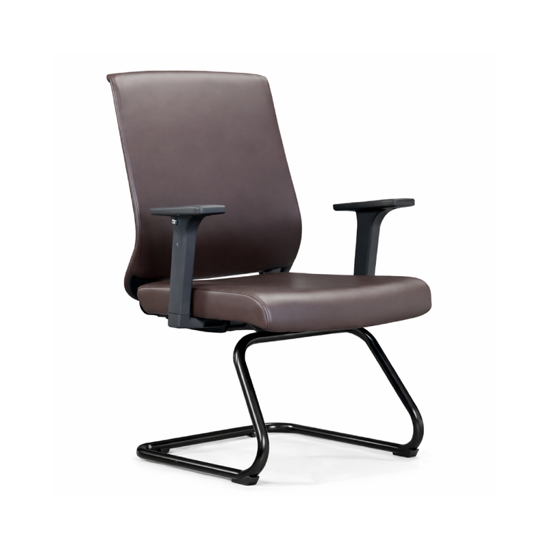 Valencia Visitor Chair ,Brown PU | DZY-WD620 (320)
