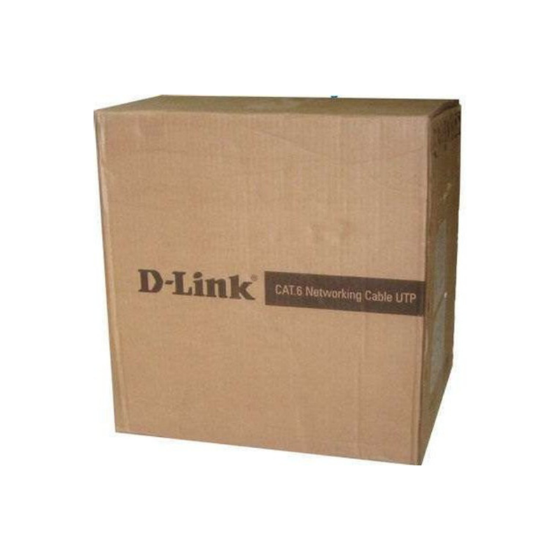 DLink Cat6 UTP 23 AWG PVC Solid Cable - 305m/Roll -Green Color | NCB-C6UGRNR-305