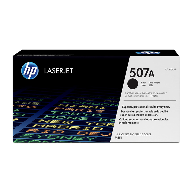 HP 507A Black Original Laser Toner | CE400A