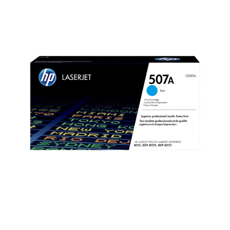 HP 507A Cyan Original Laser Toner | CE401A
