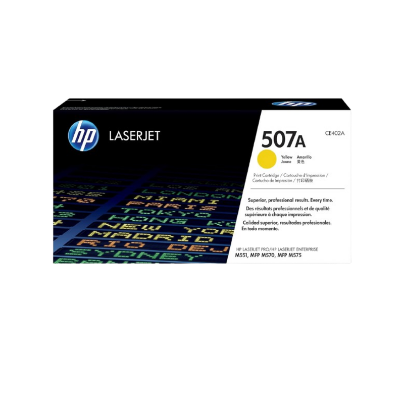 HP 507A Yellow Original Laser Toner | CE402A
