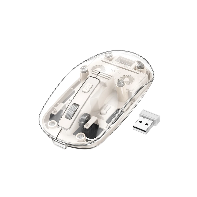 Hoco Wireless Mouse - Space White | GM29