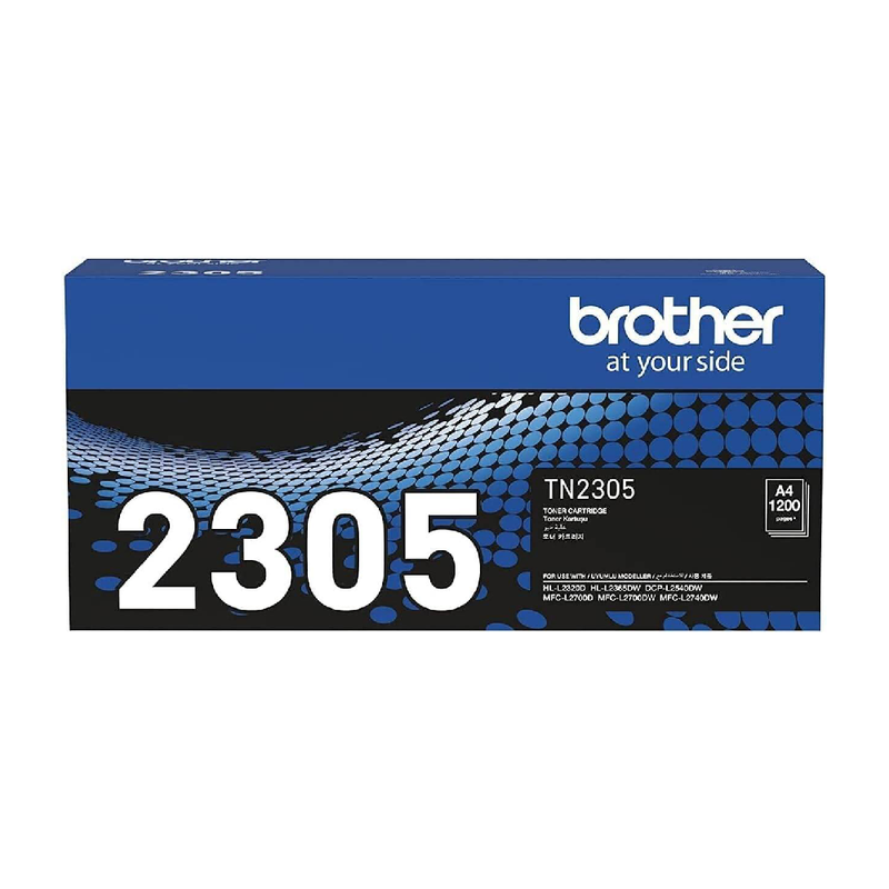 Brother Genuine Standard Yield Black Ink Printer 1,200 pages Toner Cartridge (HL-L2365DW,DCP-L2540DW,MFC-L2700DW) | TN-2305