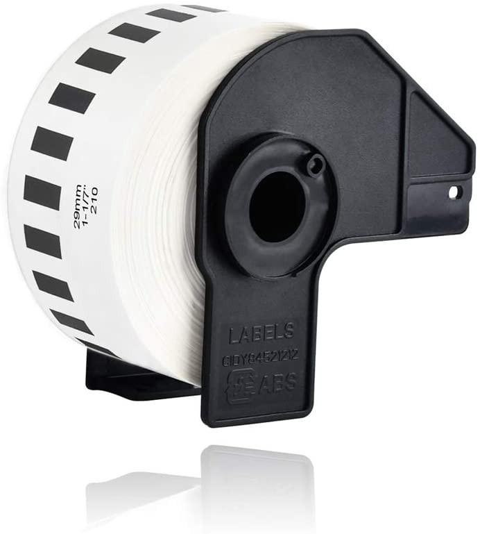 DK-22210 29mm x 30.48m Continuous Labels Cartridge Compatible for Brother P-Touch QL