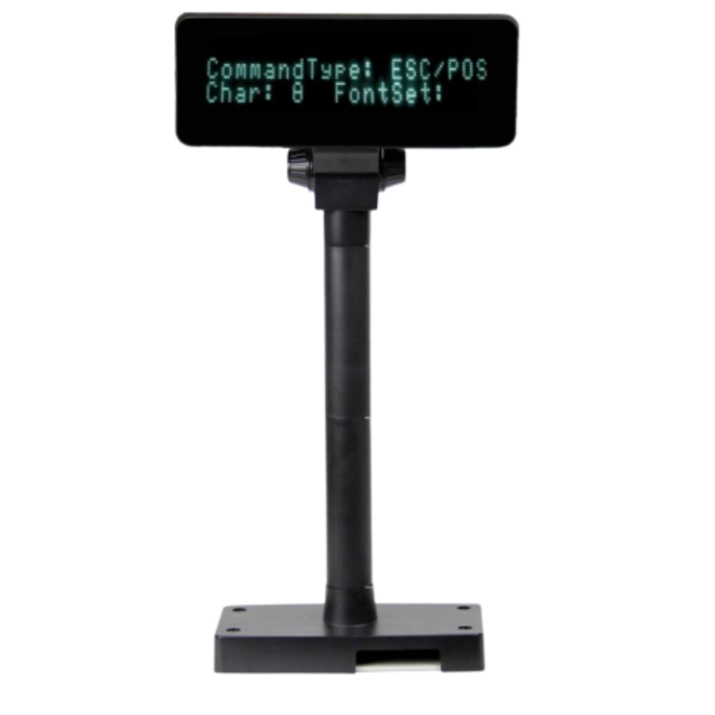 AppoStars Vacuum Fluorescent Customer Display With Pole and Stand | AP-210CE