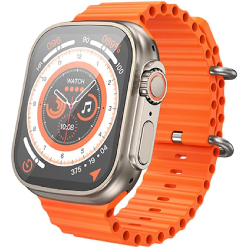 hoco Y12 Ultra — Smart Sports Watch 2023 with Bluetooth Calling | Titanium Gold