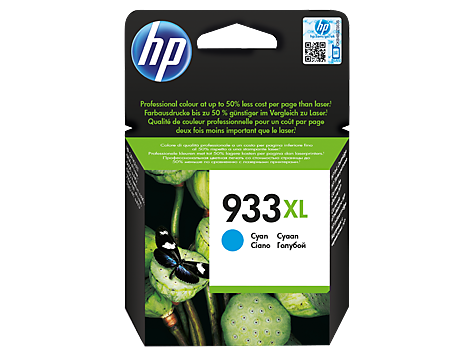 HP 933xl Cyan Original Ink Cartridge (CN054AN)