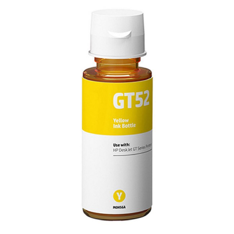 HP GT52 YELLOW Compatible Ink Bottle | GT52